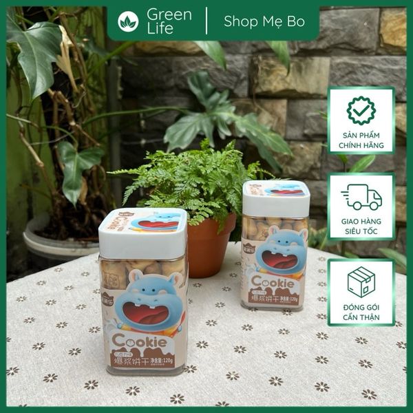 Bánh Quy Popping Hà Mã 120g