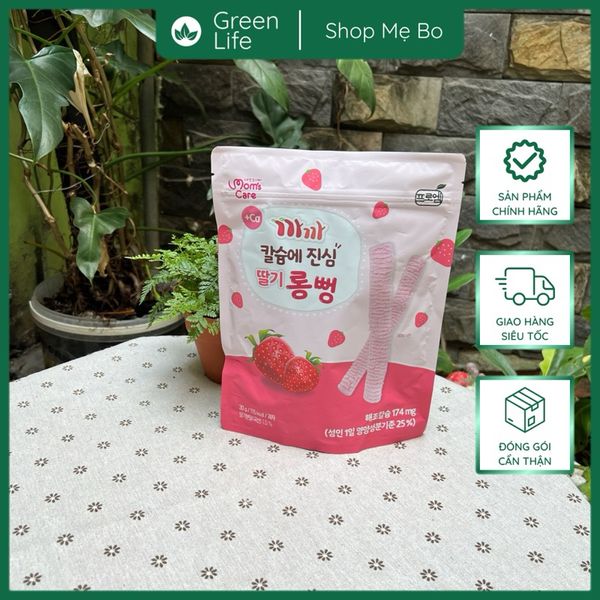 Bánh gạo lứt canxi thanh dài Mom’s Care cho bé từ 6 tháng tuổi