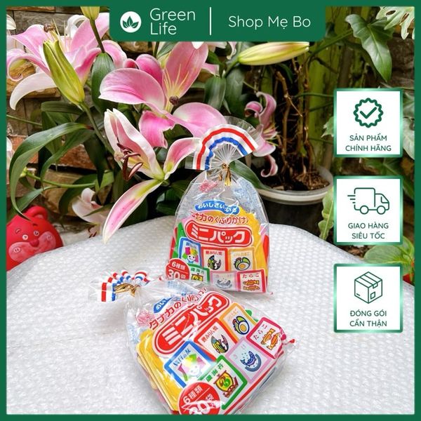 Gia vị rắc cơm Tanaka Nhật Bản 6 vị 30 gói