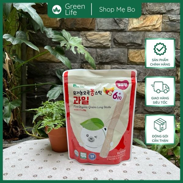 Bánh gạo ngũ cốc hữu cơ thanh dài Ddoddomam 30g