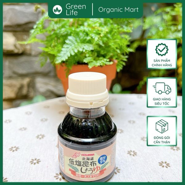 Nước tương tảo bẹ nguyên chất Hokkaido Kids&Mama 100ml