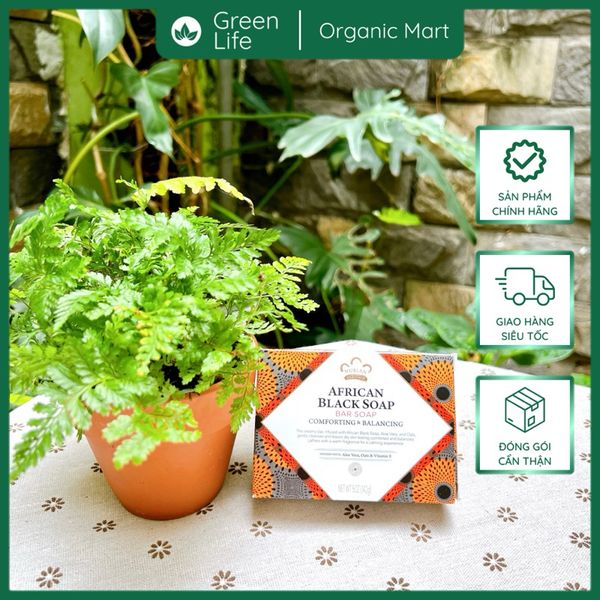 XÀ PHÒNG ĐEN NUBIAN HERITAGE AFRICAN BLACK SOAP