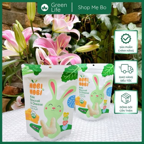 THỰC PHẨM BỔ SUNG - BÁNH GẠO ĂN DẶM HỮU CƠ CHO BÉ NOBI NOBI