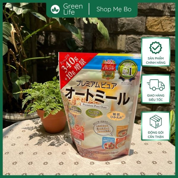 Yến Mạch Hữu Cơ Hokkaido Nisshoku’s Nhật Bản 340g