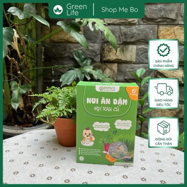 Nui Ăn Dặm Rau Củ Anpaso 150g
