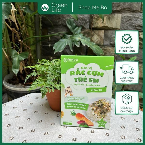 Gia vị rắc cơm trẻ em Anpaso 35g