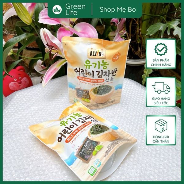 Rong biển hữu cơ rắc cơm Alvins