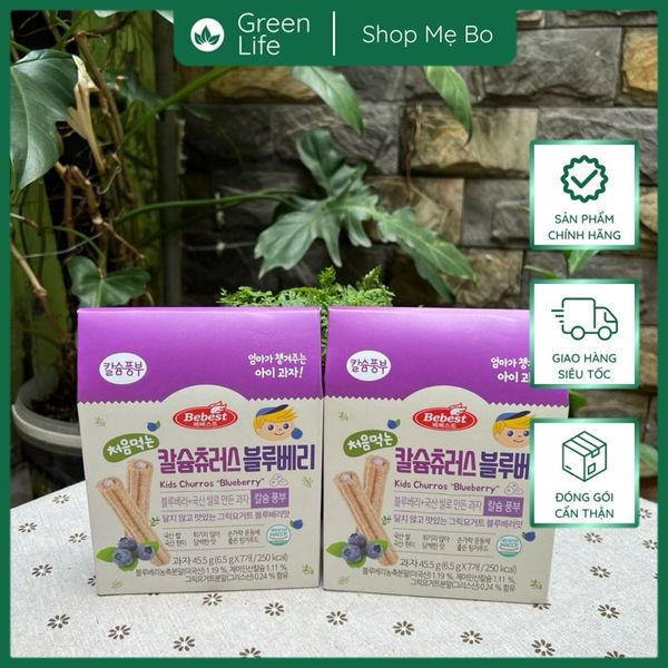 Bánh cuộn canxi Bebest (45.5g)