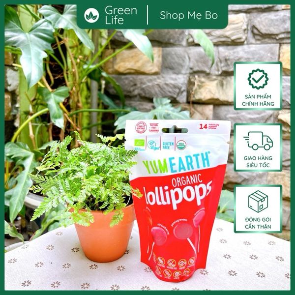 KẸO MÚT HỮU CƠ YUMEARTH - gói 14 que