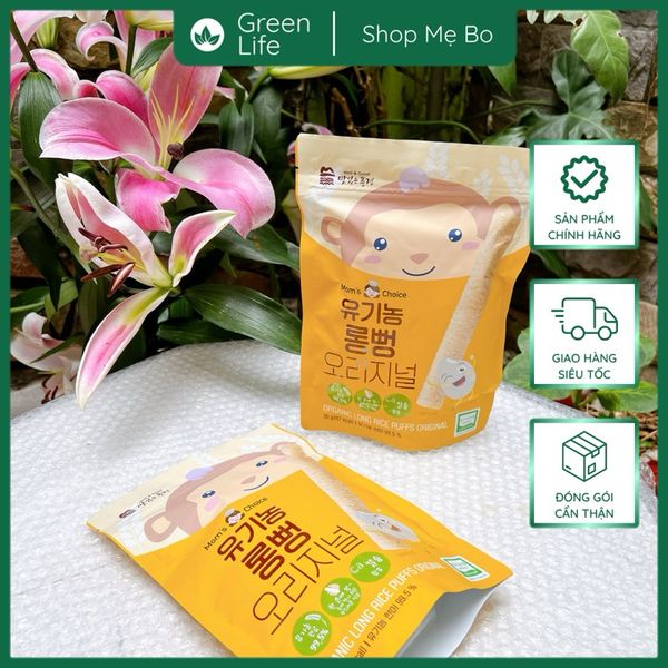 Bánh gạo lứt Hữu cơ Thanh dài Mom's Choice