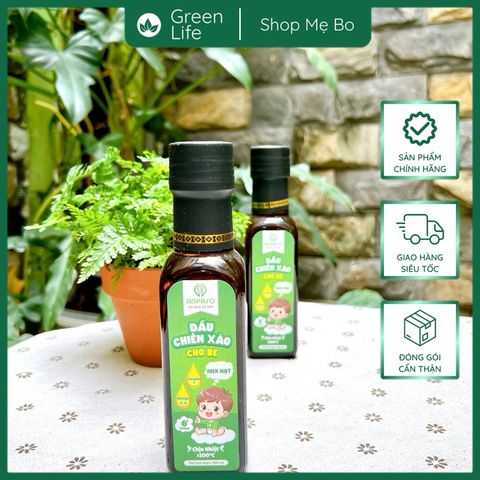 Dầu Chiên Xào Ăn Dặm Cho Bé Anpaso Chai 100ml - Không Chất Bảo Quản, Không Phụ Gia, Không Phẩm Màu