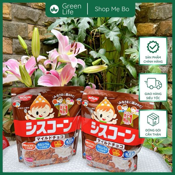 Ngũ Cốc Dinh Dưỡng Nissin 4 Loại Đủ Vị Cho Bé Nhật Bản