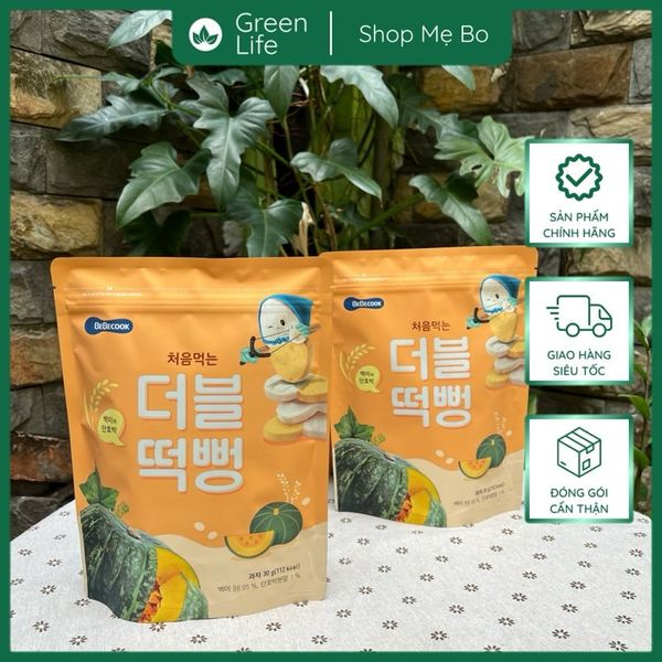 Bánh gạo 2 màu Bebecook 6M+