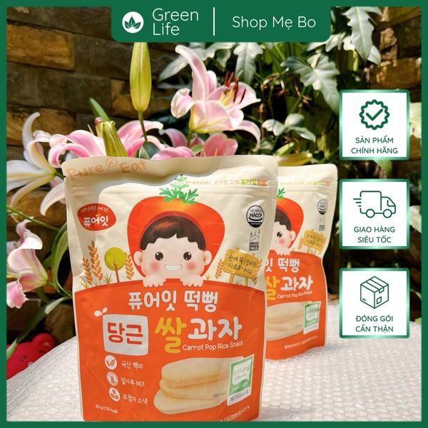 Bánh gạo hữu cơ Naebro dẹt