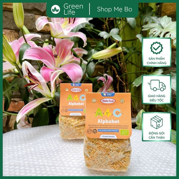 Nui rau củ hữu cơ cho bé hình chữ dalla costa 200g