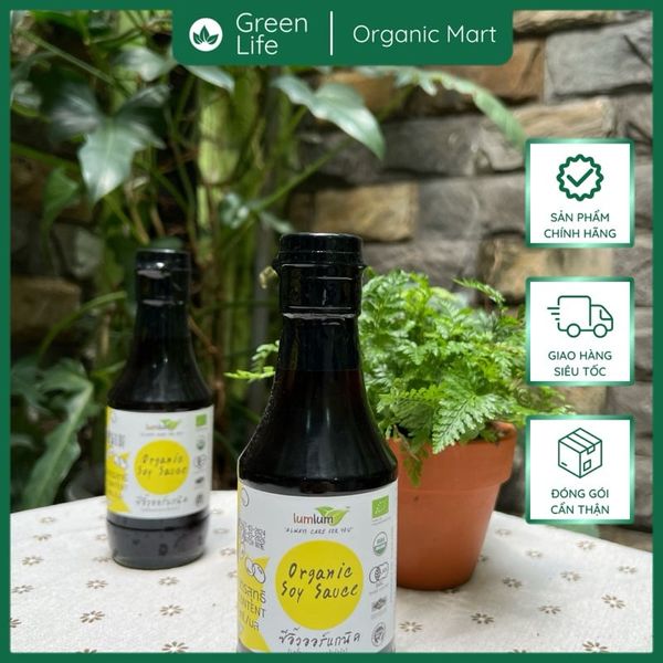 Nước Tương Đậu Nành Hữu Cơ Lumlum