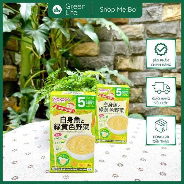 Bột ăn dặm Wakodo cho bé 5-7 tháng tuổi đủ vị