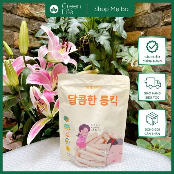 Bánh Gạo Que Allbarm Bổ Sung Dinh Dưỡng Cho Bé, 30G (6M+)