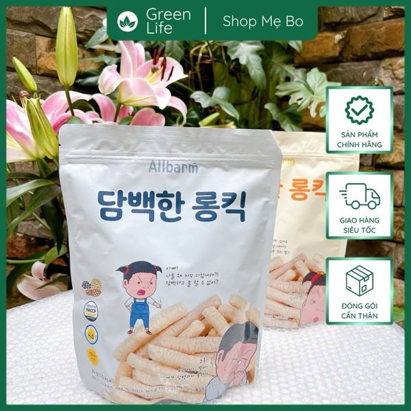 Bánh Gạo Que Allbarm Bổ Sung Dinh Dưỡng Cho Bé, 30G (6M+)