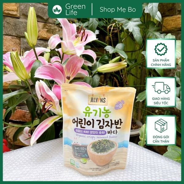 Rong biển hữu cơ rắc cơm Alvins
