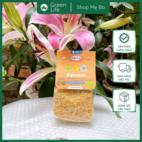 Nui rau củ hữu cơ cho bé hình chữ dalla costa 200g