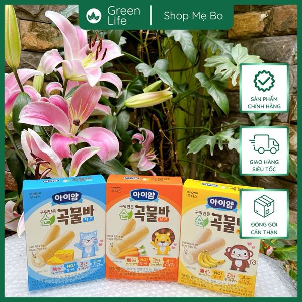 Bánh quế ăn dặm ngũ cốc Ildong Hàn Quốc 40g