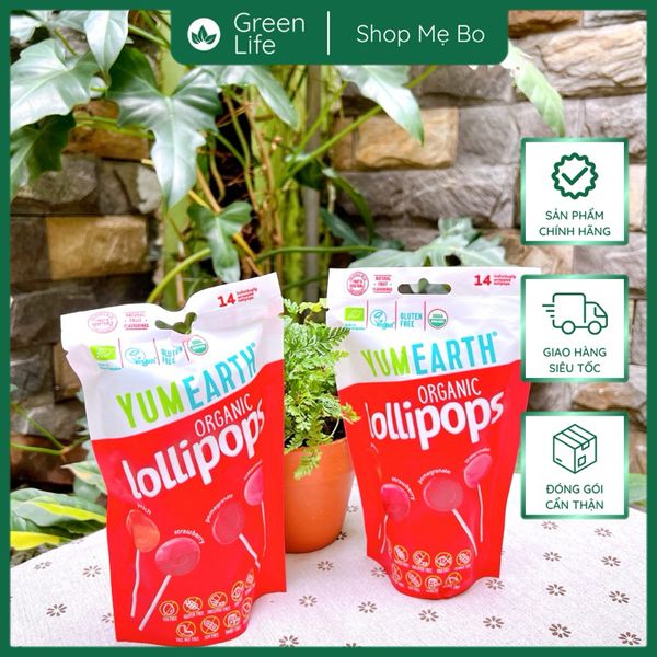 KẸO MÚT HỮU CƠ YUMEARTH - gói 14 que