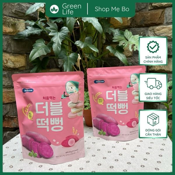 Bánh gạo 2 màu Bebecook 6M+