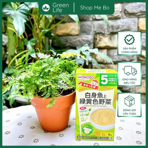 Bột ăn dặm Wakodo cho bé 5-7 tháng tuổi đủ vị