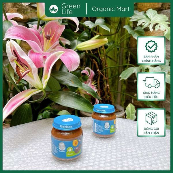 MẬN ĐEN NGHIỀN GERBER CHO BÉ TỪ 4M+ (125G)