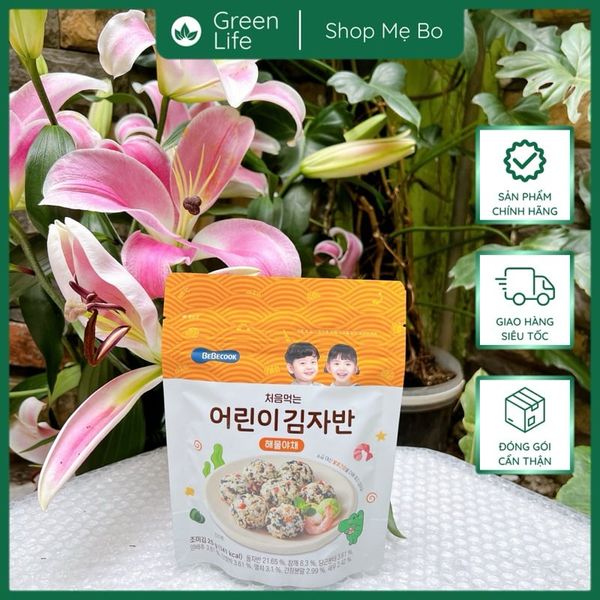 Rong biển rắc cơm BeBecook vị truyền thống 25g