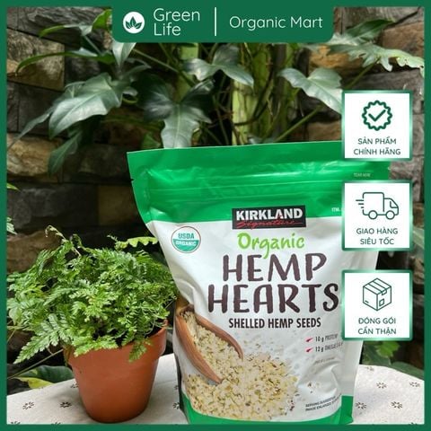 HẠT GAI DẦU HỮU CƠ KIRKLAND