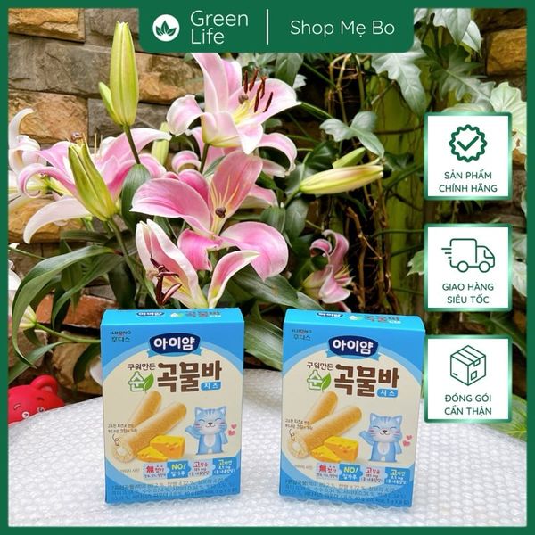 Bánh quế ăn dặm ngũ cốc Ildong Hàn Quốc 40g