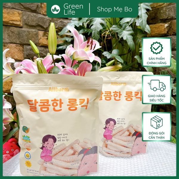 Bánh Gạo Que Allbarm Bổ Sung Dinh Dưỡng Cho Bé, 30G (6M+)