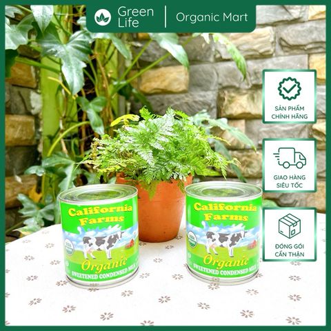 Sữa đặc hữu cơ California farm 397gr