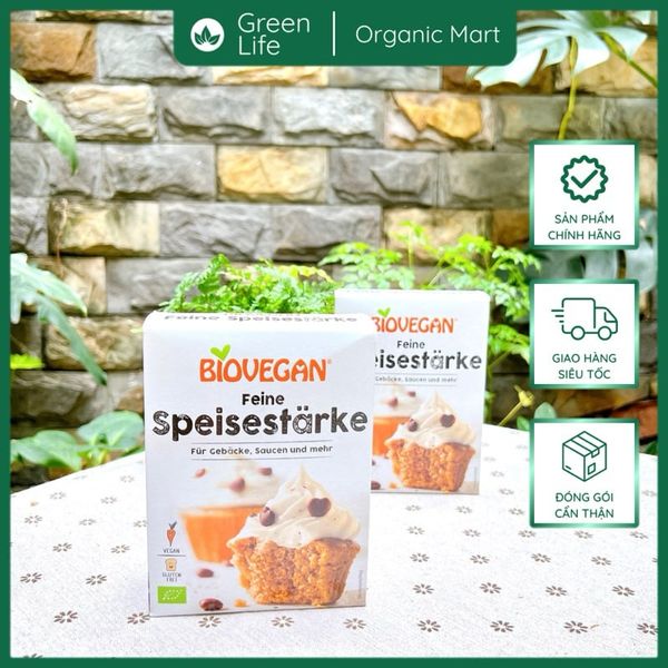 Tinh bột bắp hữu cơ BioVegan 250g