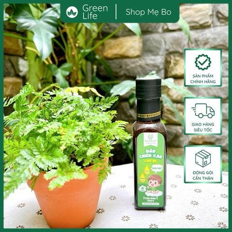 Dầu Chiên Xào Ăn Dặm Cho Bé Anpaso Chai 100ml - Không Chất Bảo Quản, Không Phụ Gia, Không Phẩm Màu