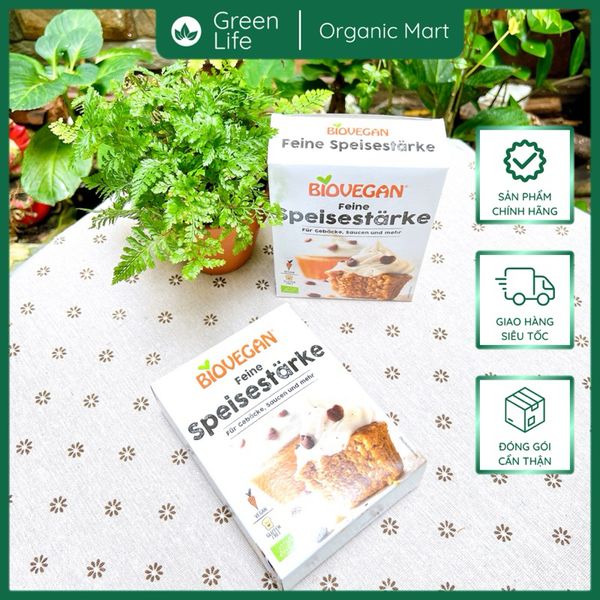 Tinh bột bắp hữu cơ BioVegan 250g