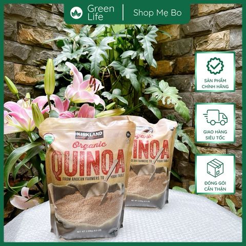 Hạt Diêm Mạch Quinoa Kirkland Mỹ 2.04Kg
