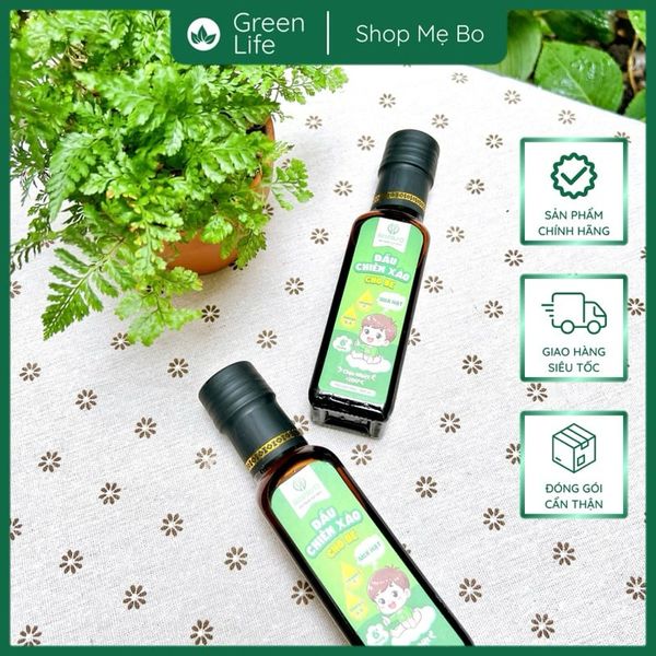 Dầu Chiên Xào Ăn Dặm Cho Bé Anpaso Chai 100ml - Không Chất Bảo Quản, Không Phụ Gia, Không Phẩm Màu