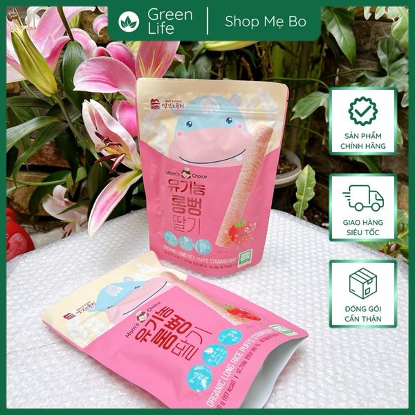 Bánh gạo lứt Hữu cơ Thanh dài Mom's Choice