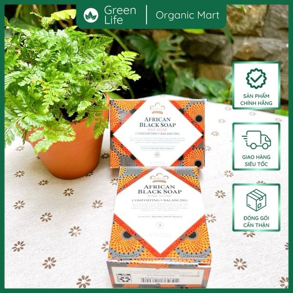 XÀ PHÒNG ĐEN NUBIAN HERITAGE AFRICAN BLACK SOAP