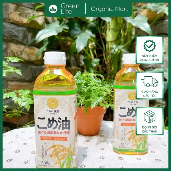 Dầu gạo Nhật Bản Tsuno nguyên chất 500g