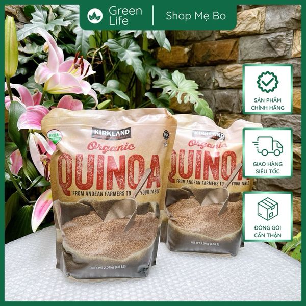 Hạt Diêm Mạch Quinoa Kirkland Mỹ 2.04Kg