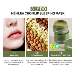 Mặt Nạ Dưỡng Môi Glamrr Q Vegan B5 Super Lip Sleeping Mask (10ml)