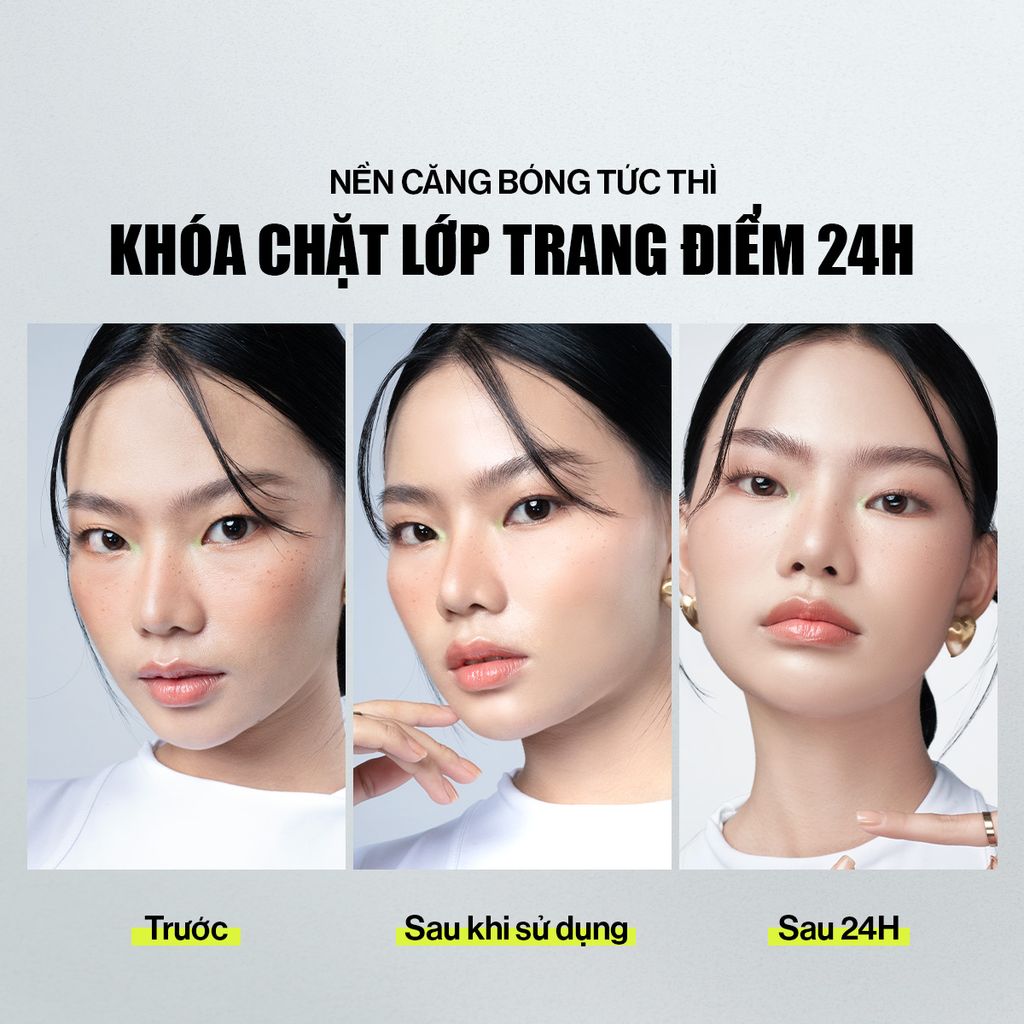 Xịt Khóa Nền Glamrr Q Vegan Super Stay Makeup Fixer (50ml)