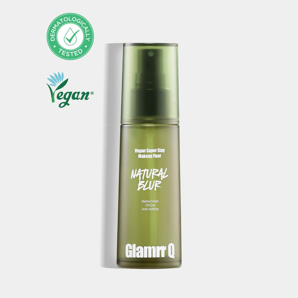 Xịt Khóa Nền Glamrr Q Vegan Super Stay Makeup Fixer (50ml)