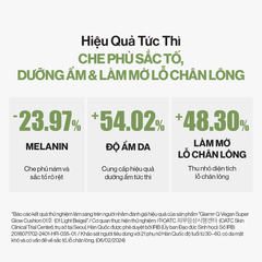 Phấn Nước Căng Bóng Glamrr Q Vegan Super Glow Cushion SPF50+/PA++++ (1 lõi x 15g)