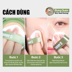Phấn Nước Che Phủ Glamrr Q Vegan Super Cover Cushion SPF50+/PA+++ (1 lõi x 15g)