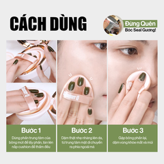 Phấn Nước Glamrr Q Long Wear DD Cushion SPF50+/PA+++ (1 lõi x 13g)
